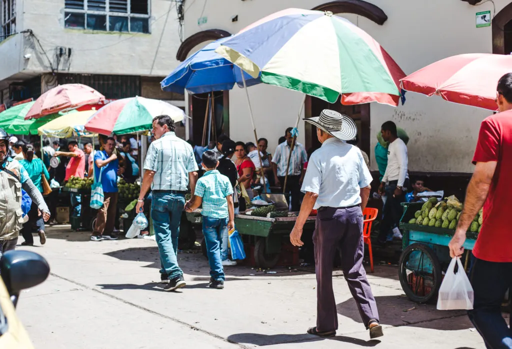 Fruit markets in San Gil Santander Colombia | things to do in San Gil adventure activities for adrenaline junkies South America