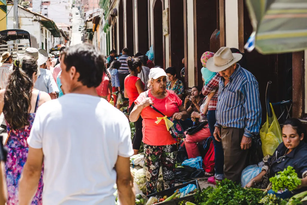 Fruit markets in San Gil Santander Colombia | things to do in San Gil adventure activities for adrenaline junkies South America