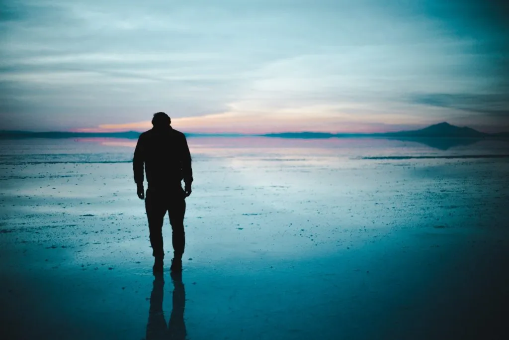 Uyuni salt flats Bolivia 3 day tour from San Pedro de Atacama sunrise