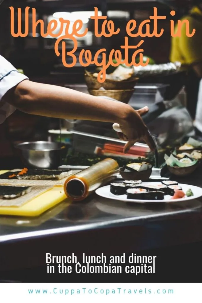 places to eat in Bogota colombia restaurants brunch lunch dinner