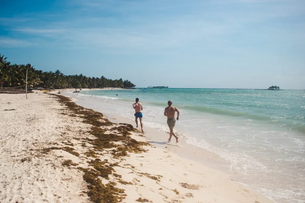renting a buggy on san andres Rocky Cay beach san andres colombia island guide