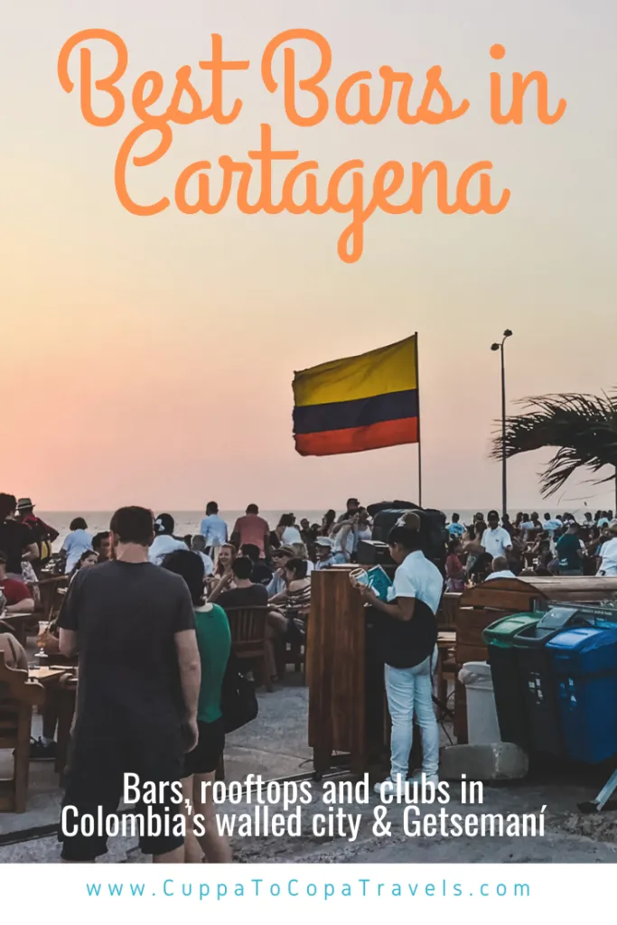 best bars in Cartagena sunset cafe de mar