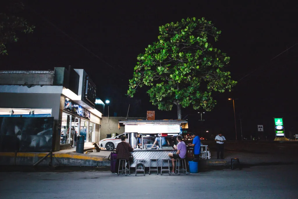 Best taco bars in Tulum downtown Mexico food