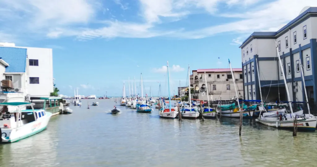 How to get to the Port Caye Caulker Ocean Ferry company Belize City boat
