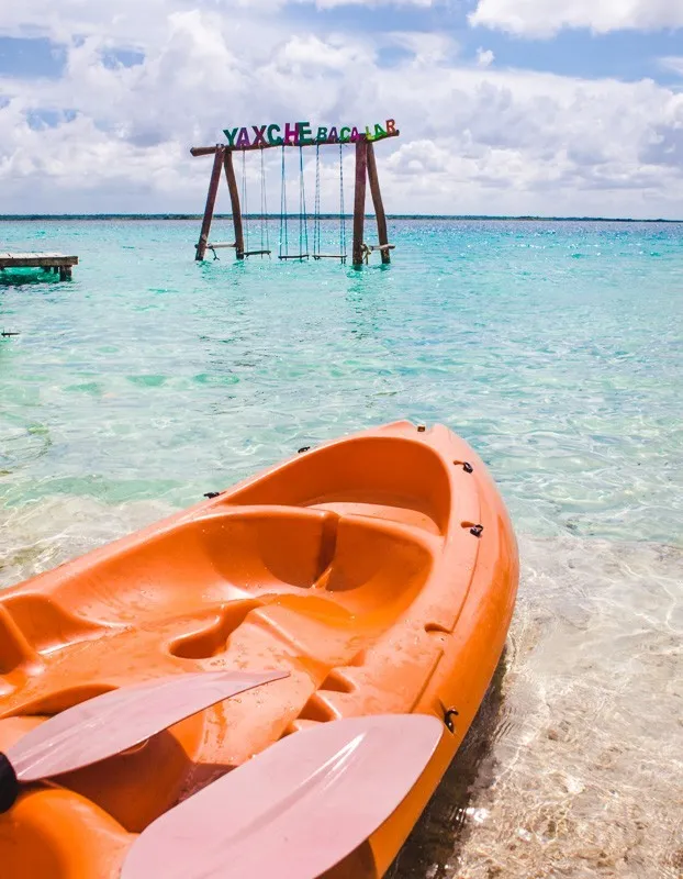 kayak things to do in Bacalar lake mexico