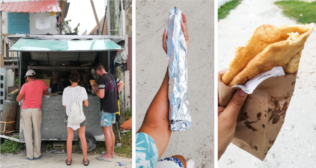 fryjack burrito things to do on caye caulker belize