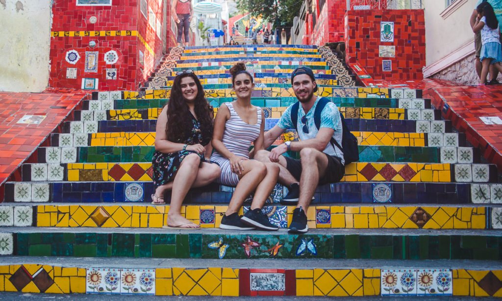 best areas to stay in Rio de Janeiro brazil selaron steps lapa