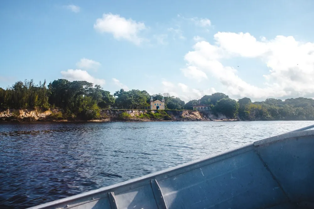 ilha do cardoso river church in cananeia sao paulo ariri