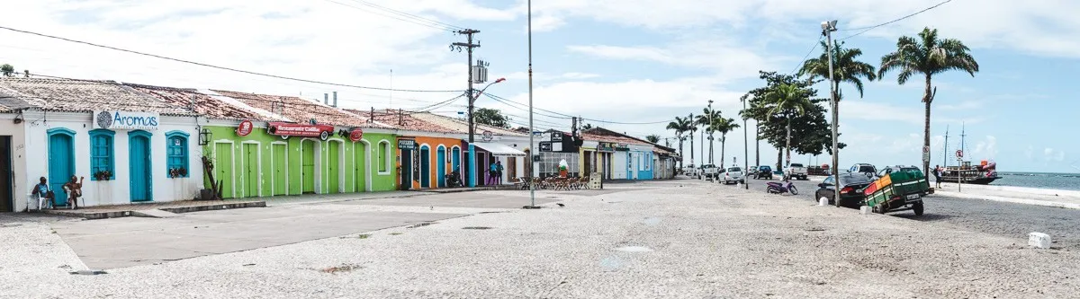 Porto seguro bahia brazil seafront