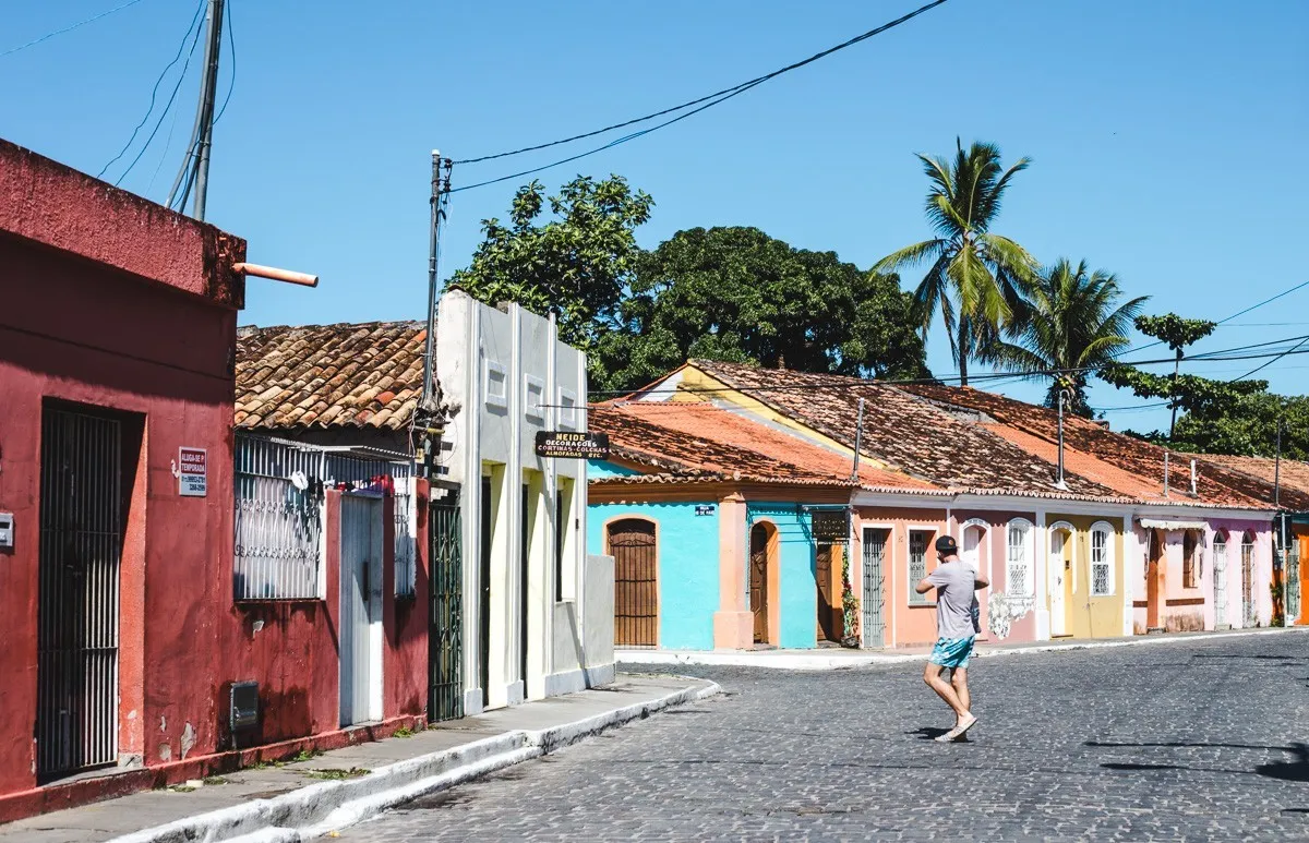 Porto Seguro, Brazil: Shrimp stew on the catwalk of alcohol