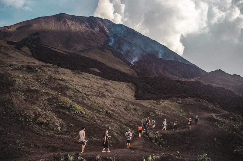 things to do in Guatemala volcano pacaya backpacking in Guatemala