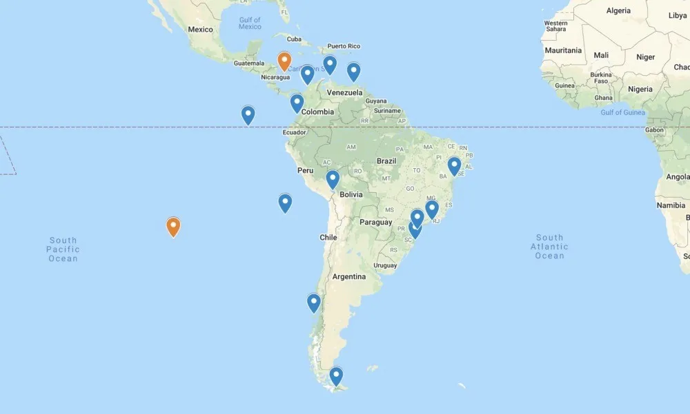 best islands in South America | paradise destination vacation ideas