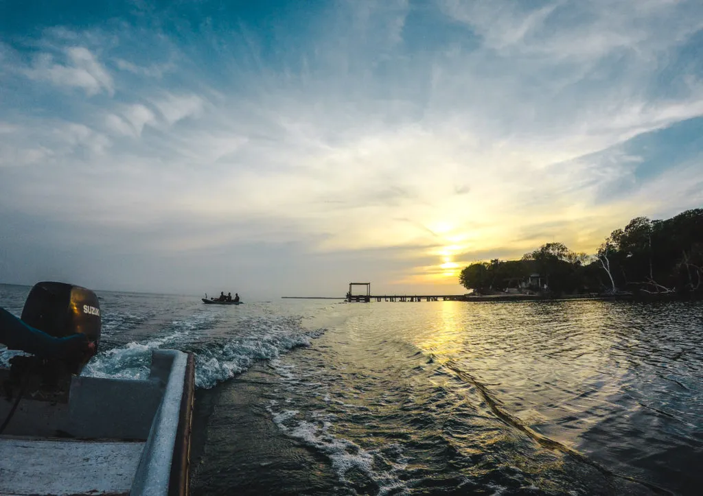 playa bonita on isla grande rosario islands cartagena colombia