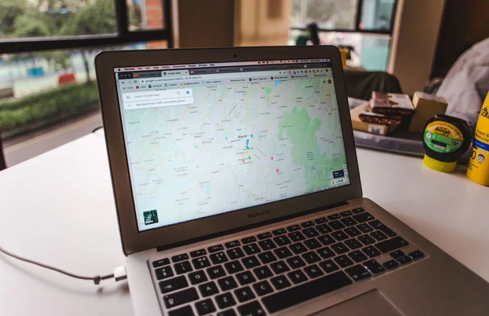 maps on laptop safe travel in south america safety tips 