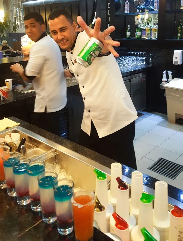 guaro and chiliguaro shots in riu costa rica guanacaste - central america drinks