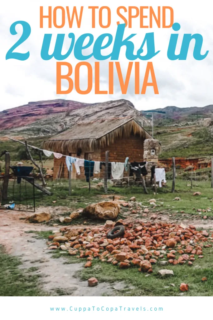 2 weeks in bolivia itinerary pin