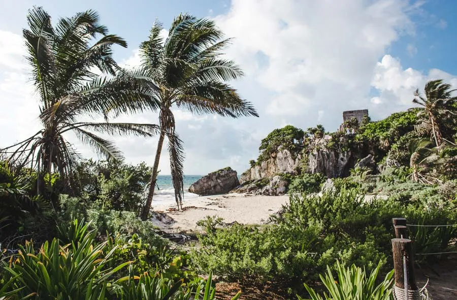 Tulum ruins: 2 week mexico itinerary: how to spend 2 weeks in Mexico Yucatan Peninsula
