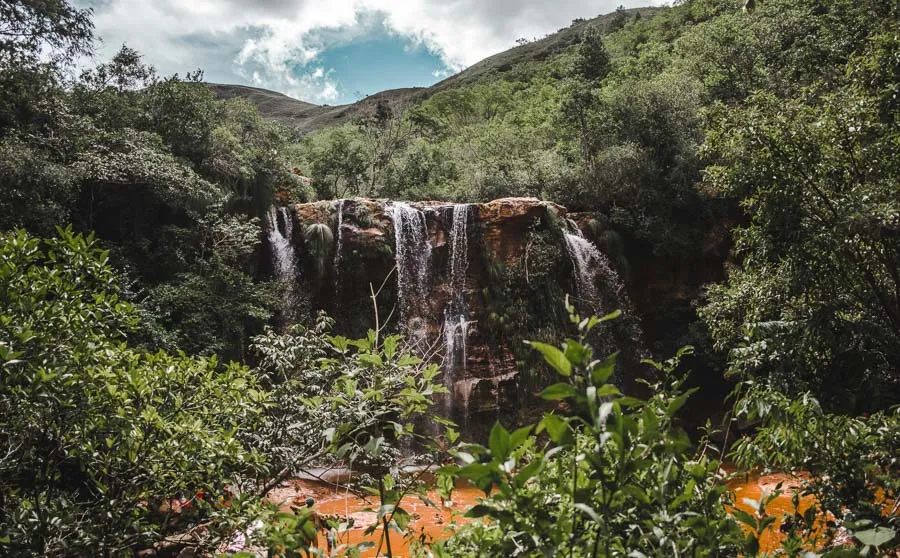 samaipata waterfall la paz markets: 2 weeks bolivia itinerary