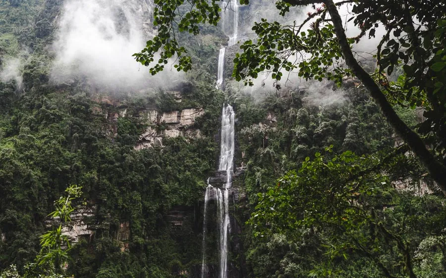 hiking colombia's tallest waterfall la chorrera bogota choachi