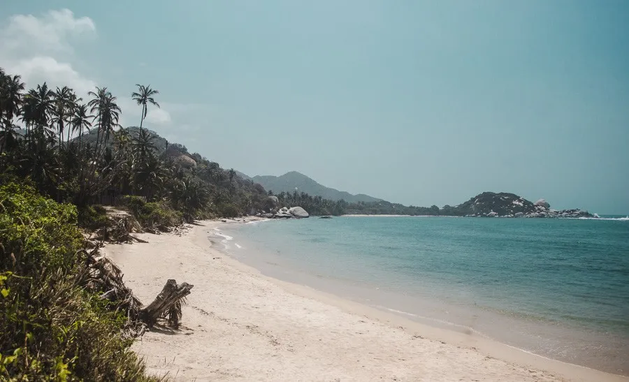 hiking colombia's most beautiful beach parque tayrona