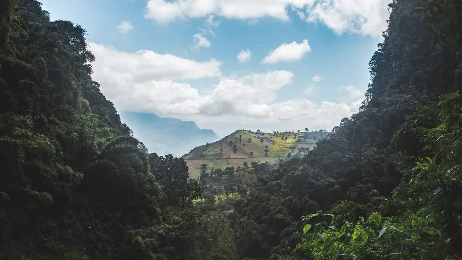 hiking colombia la chorrera bogota waterfall hike