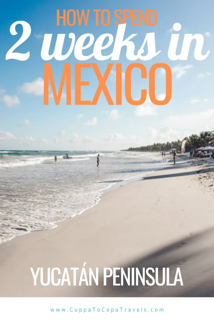 2 week mexico itinerary pin