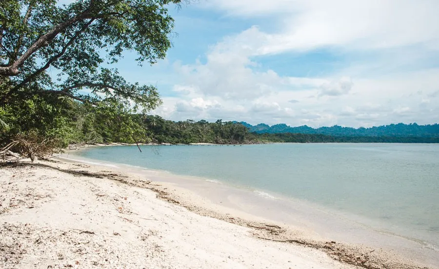 beach at punta cahuita - famous landmarks in costa rica