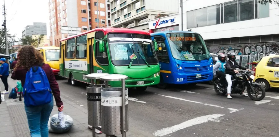 buses in bogota colombia