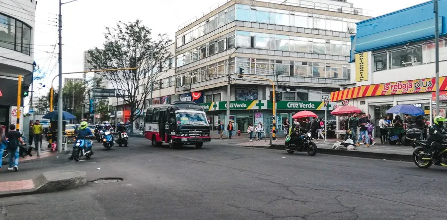 buses in bogota colombia
