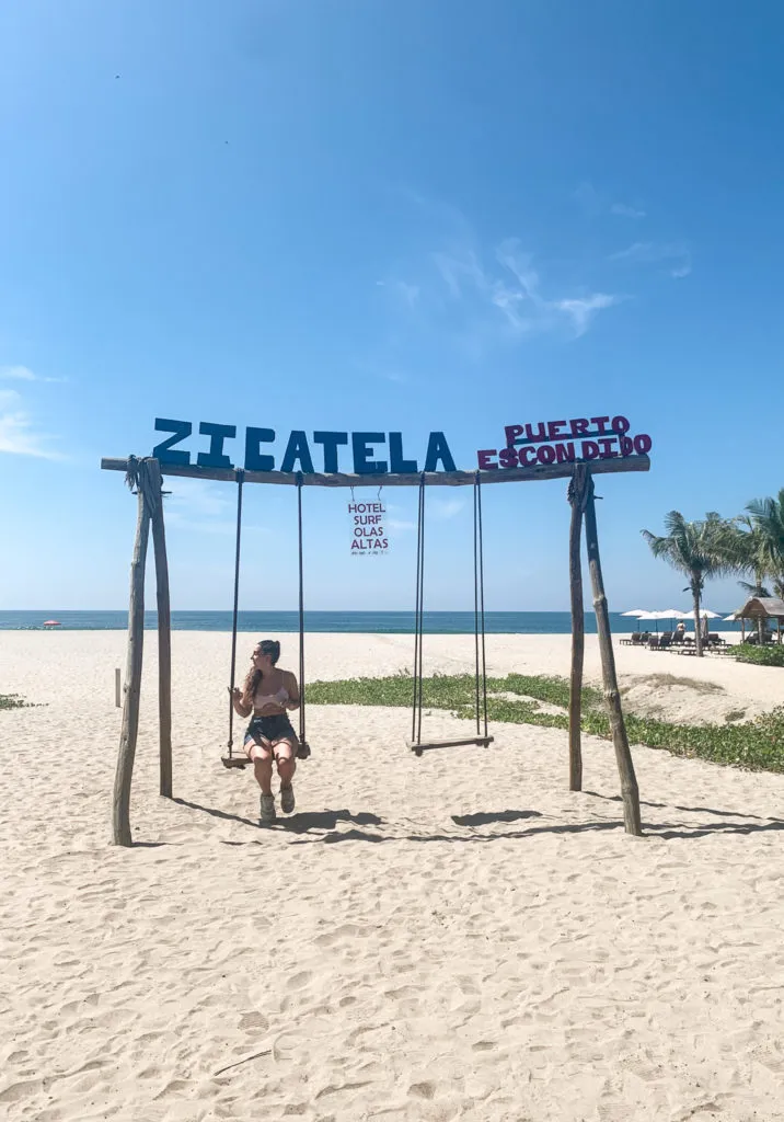 2 week mexico itinerary oaxaca state - zicatela beach