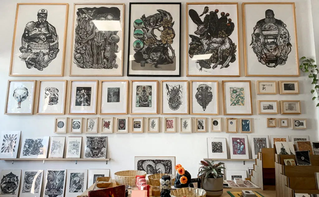 art print shop - things to do in oaxaca mexico