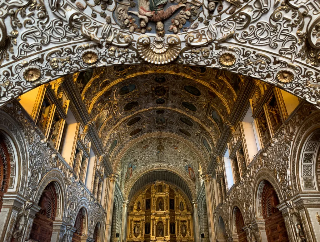templo santo domingo church interior - things to do in oaxaca mexico
