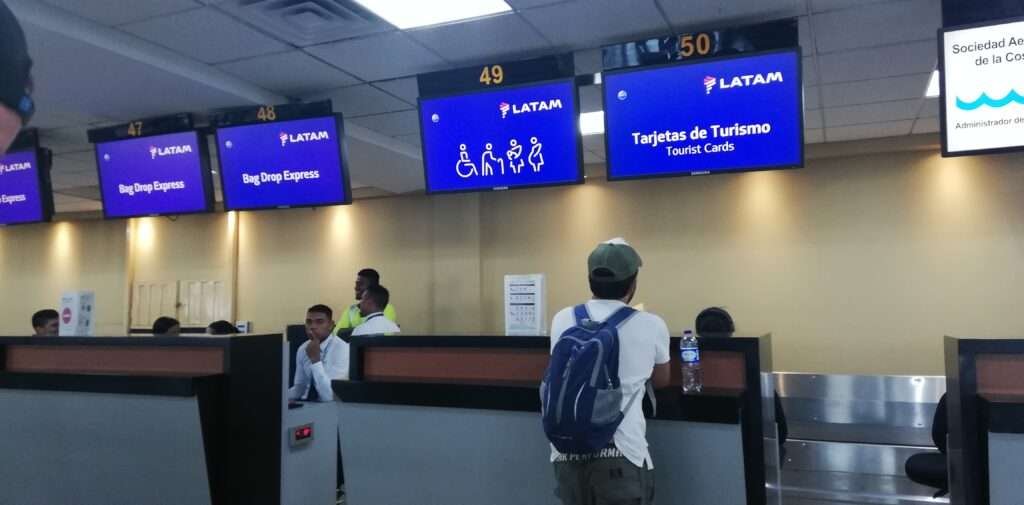 how to get to san andres colombia flying tourist card