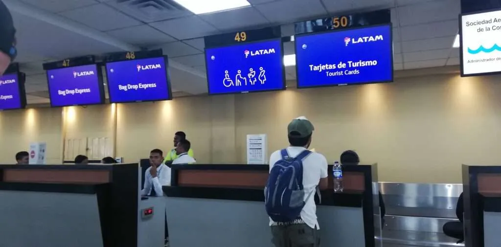 how to get to san andres colombia flying tourist card